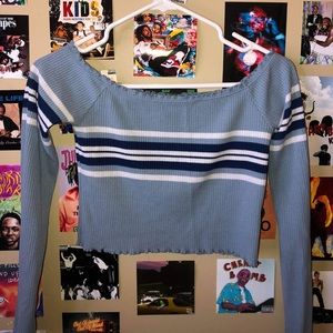 Striped Off The Shoulder